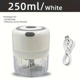 USB Rechargeable Electric Garlic Mixer - Multi-Scene Kitchen Shredder