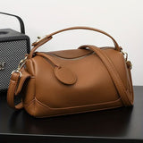 Women's Classic Boston Bag with Multi-Pocket Design