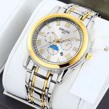 ORUSS Men’s Quartz Business Watch – Stainless Steel, Calendar Display