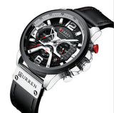 Men's Business Chronograph Watch – Waterproof Analog Quartz Wristwatch