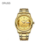 ORUSS Men's Quartz Business Watch – Calendar & Week Display