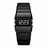 Men’s Digital Quartz Watch – Waterproof Y2K Square Face Fashion Watch with Alloy Strap