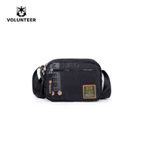 Volunteer Men’s Oxford Cloth Crossbody Bag – Large Capacity Canvas Shoulder Bag