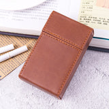 Men’s Leather Generic Case – Durable PU Storage Holder with Flip-Top Design