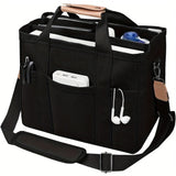 Large Capacity Multi Pocket Shoulder Bag With Durable Handle