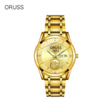 ORUSS Men’s Quartz Sailing Watch – Waterproof Sports Calendar Watch