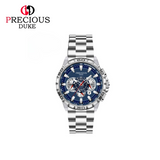 PRECIOUS DUKE Men’s Multifunction Quartz Watch – Luminous Dial, Calendar Feature