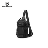 Volunteer Men’s Tactical Chest Bag – Large Capacity Oxford Canvas Shoulder Bag
