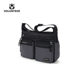 Volunteer Men’s Canvas Messenger Bag – Large Capacity Crossbody Shoulder Bag