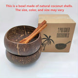 Handcrafted Wooden Coconut Bowl & Spoon