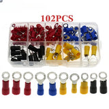 Spade Crimp Wire Terminals Kit – Assorted Insulated Electrical Connectors