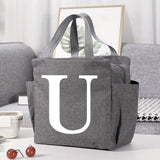Canvas Insulated Lunch Bag -  Perfect for Office, School, Travel, and Picnic