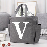 Canvas Insulated Lunch Bag -  Perfect for Office, School, Travel, and Picnic