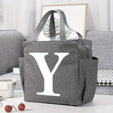 Canvas Insulated Lunch Bag -  Perfect for Office, School, Travel, and Picnic