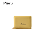 PIERU Women’s Trifold PU Wallet with Coin Pocket – Macaron Colors