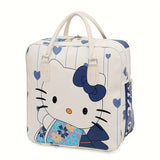 Hello Kitty Travel  Bag with Large  Kawaii Cartoon Print