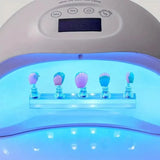 Magnetic Nail Display Holder Set - Reusable Putty for Nail Art