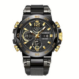 Men's Waterproof Dual Display Sports Watch