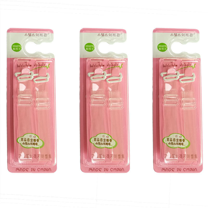 Transparent Shoulder Strap Invisible Shoulder Strap Bra Strap Frosted Transparent Widened Invisible Strap Adjustable Lingerie Strap Anti-slip
