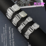 Transparent Shoulder Strap Invisible Shoulder Strap Bra Strap Frosted Plastic Widened Invisible Strap Non-magnetic Adjustable Type Inner Wear Strap Anti-slip