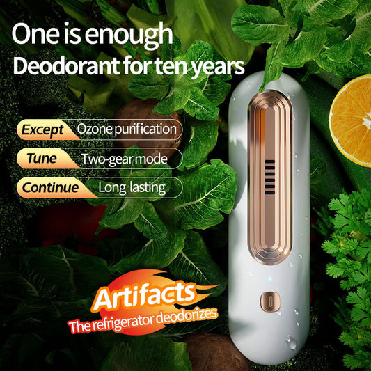 Cross-Border Refrigerator Deodorization Artifact Household Ozone Bacteria Deodorization and Preservation to Remove Odor Ozone Disinfection Air Purifier