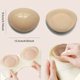 Increased Breast Pads, Self-Adhesive Thickeneding, Anti-Shedding, Sponge Bio-Silicone Breast Pads, Inserts to Refuse Empty Cups