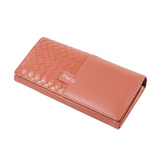 PIERU Women’s Long Clutch Wallet – Trifold Coin Purse