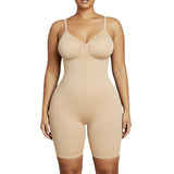 European and American Cross-Border Foreign Trade Hot-Selling Shapewear Sexy High-Elastic Zipper Strap Waist-Slimming Body-Shaping Jumpsuit for Women