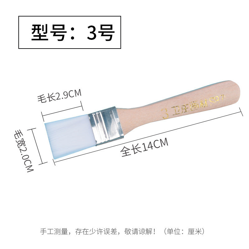 Nylon Hair Oil Painting Brushes, Red Handle Brushes, Watercolor Gouache Brushes, Industrial Children's Painting Brushes, Wholesale