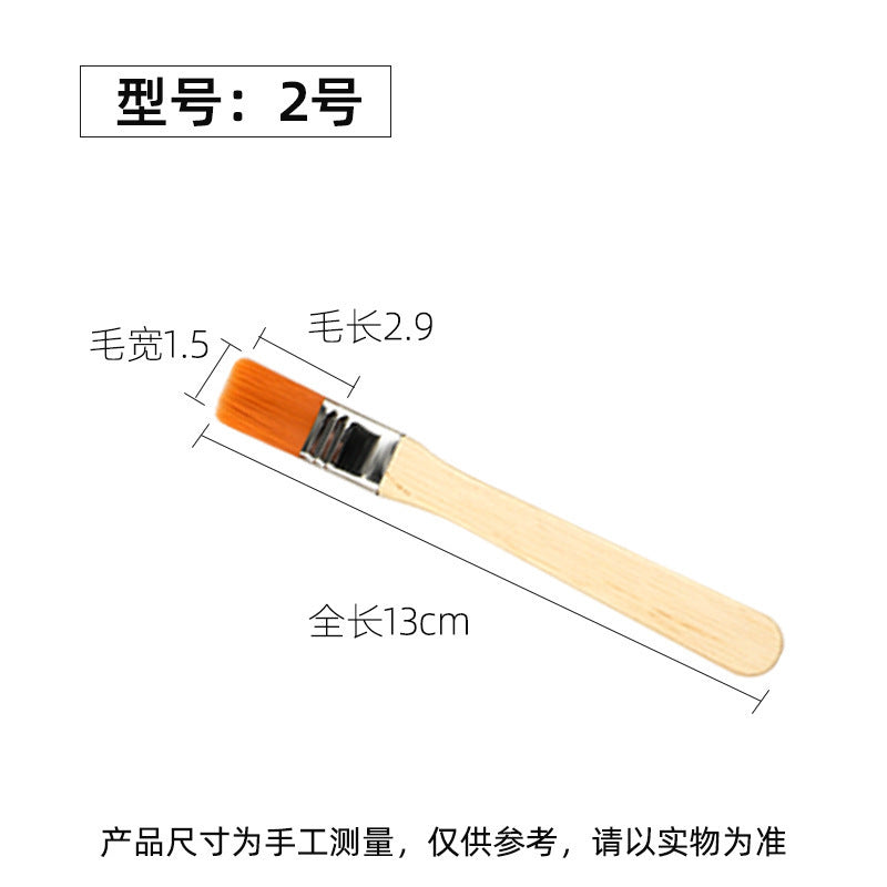 Nylon Hair Oil Painting Brushes, Red Handle Brushes, Watercolor Gouache Brushes, Industrial Children's Painting Brushes, Wholesale