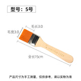 Nylon Hair Oil Painting Brushes, Red Handle Brushes, Watercolor Gouache Brushes, Industrial Children's Painting Brushes, Wholesale