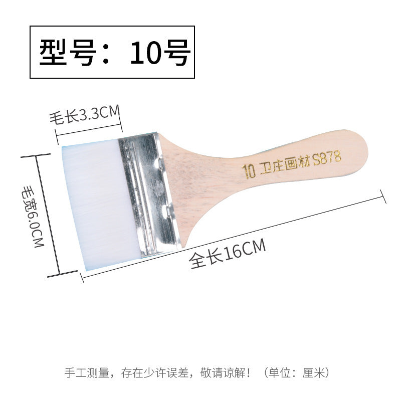 Nylon Hair Oil Painting Brushes, Red Handle Brushes, Watercolor Gouache Brushes, Industrial Children's Painting Brushes, Wholesale