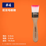 Nylon Hair Oil Painting Brushes, Red Handle Brushes, Watercolor Gouache Brushes, Industrial Children's Painting Brushes, Wholesale