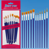 Nylon Hair Oil Painting Brushes, Red Handle Brushes, Watercolor Gouache Brushes, Industrial Children's Painting Brushes, Wholesale