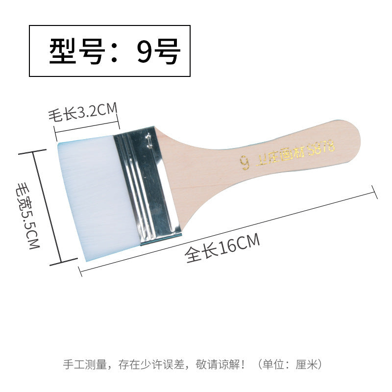 Nylon Hair Oil Painting Brushes, Red Handle Brushes, Watercolor Gouache Brushes, Industrial Children's Painting Brushes, Wholesale