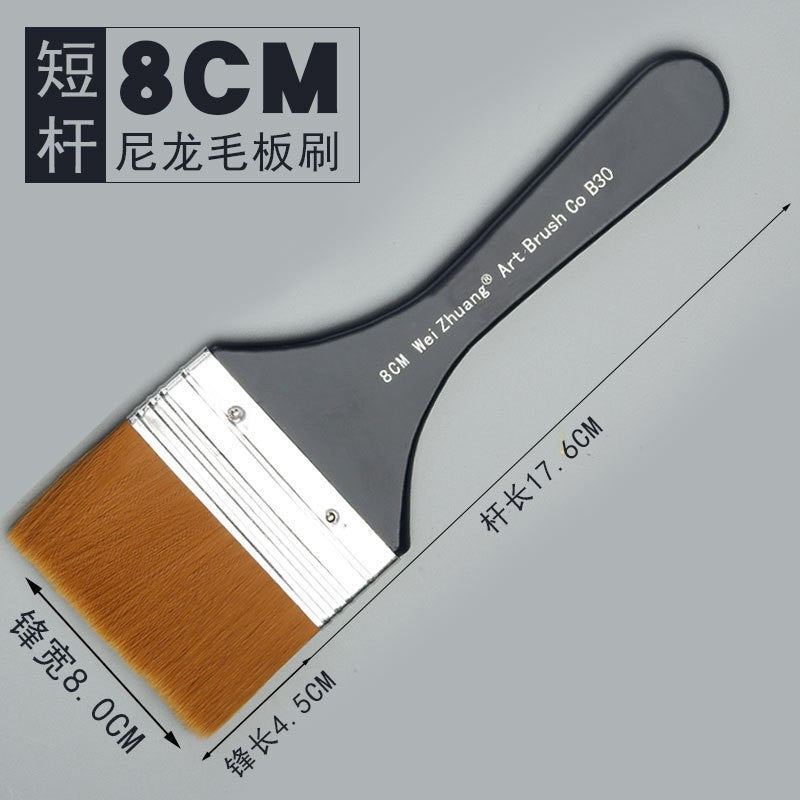 Nylon Hair Oil Painting Brushes, Red Handle Brushes, Watercolor Gouache Brushes, Industrial Children's Painting Brushes, Wholesale