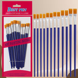 Nylon Hair Oil Painting Brushes, Red Handle Brushes, Watercolor Gouache Brushes, Industrial Children's Painting Brushes, Wholesale
