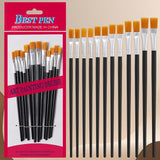 Nylon Hair Oil Painting Brushes, Red Handle Brushes, Watercolor Gouache Brushes, Industrial Children's Painting Brushes, Wholesale