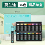 Dankelin heavy color oil painting stick soft single oily black white children's painting supplement color crayons