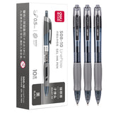 Deli stationery press gel pen 0.5 bullet pen students press pen examination brush office s08 pen