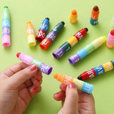 Timeout Solid Highlighter Cute Creative Multi-Color Pen Retro Graffiti Pen 12-Color Splicing Key Line Marking Pen