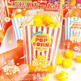 Xiaogudong 2555 Popcorn Eraser, High-Appearance Cute Creative Food-Shaped Pencil Eraser for Students