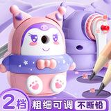 Kulomi Pencil Sharpener Primary School Student Pencil Sharpener Hand-cranked Automatic Pencil Sharpener Durable Pencil Sharpener
