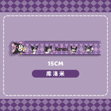 Cartoon Cute Sanrio Straight Ruler with High Appearance Value Kuromi Cinnamon Dog Acrylic 15cm for Primary School Students