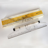 30cm angle parallel ruler roller ruler balance ruler Rolling ruler multi-function drawing design drawing ruler tool