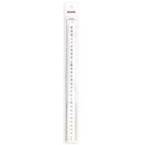 Morning Light Transparent Ruler Student Exam Drawing Measuring Ruler 15cm Wavy Soft Ruler Aluminum Alloy 20cm Plastic