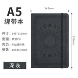 Cross-Border Retro Strap-On Notebooks, Notepads, Diaries, Journals, School Multi-Functional Notebooks, Wholesale from Manufacturers