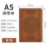 Cross-Border Retro Strap-On Notebooks, Notepads, Diaries, Journals, School Multi-Functional Notebooks, Wholesale from Manufacturers