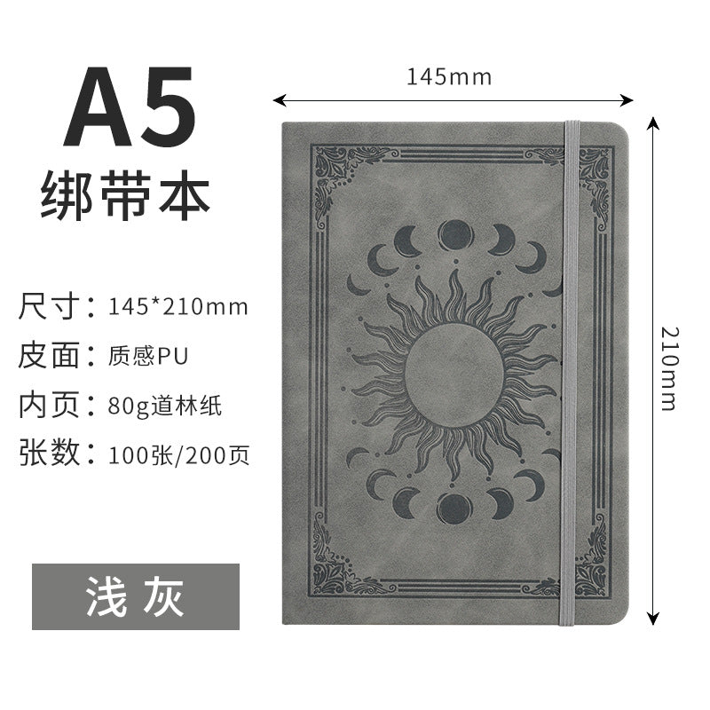 Cross-Border Retro Strap-On Notebooks, Notepads, Diaries, Journals, School Multi-Functional Notebooks, Wholesale from Manufacturers