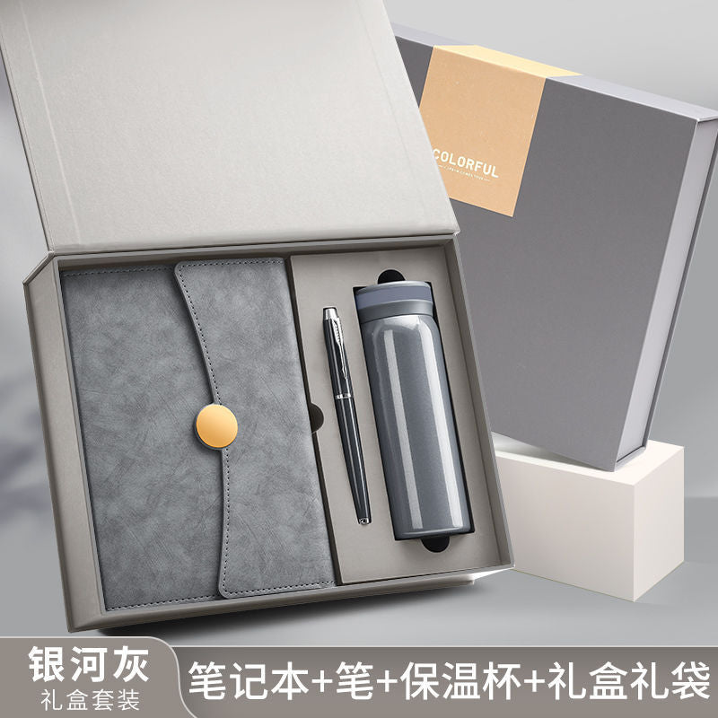 A5 70% off A6 Loose-Leaf Notebook Color-Changing Pu Notebook Gift Box Set Gift School Custom Logo Magnetic Buckle Notepad